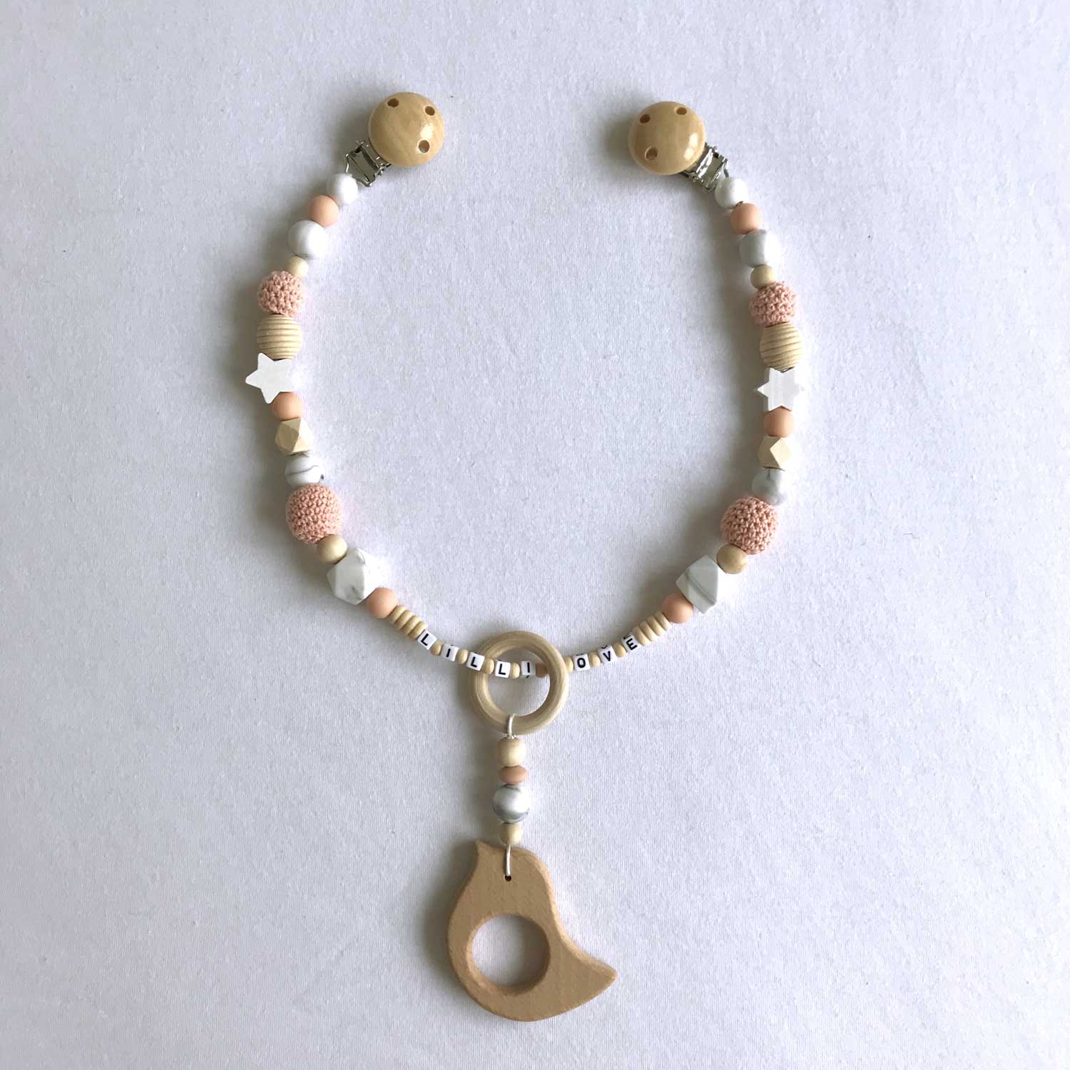 kette für kinderwagen mit namen